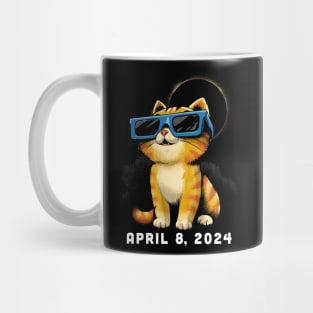 Total Solar Eclipse Cat: Eclipse Watcher Mug